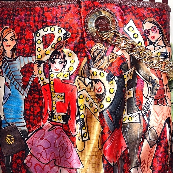 Rare Henri Bendel Izak  Girls in Lights Shopper Tote - Picture 4 of 16